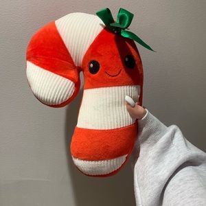 Smiling candy cane plush